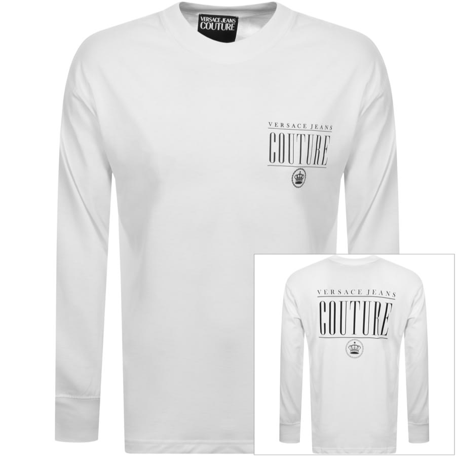 Alternative Image for ProductVersace Jeans Couture Long Sleeve T Shirt White1